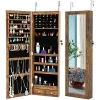 Yeah Depot Fashion Simple Jewelry Storage Mirror Cabinet With LED Lights Can Be Hung On The Door Or Wall 1 Yeah Depot Fashion Simple Jewelry Storage Mirror Cabinet With LED Lights Can Be Hung On The Door Or Wall -US Luxury Inn Sales 2023 Belk 10