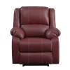Yeah Depot Zuriel Power Recliner, Red PU