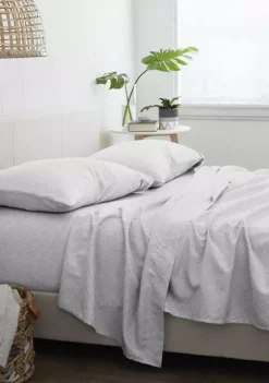 Luxury Inn Premium Ultra Soft Chambray Style Pattern 4 Piece Bed Sheets Set -US Luxury Inn Sales 2023 Belk 1027