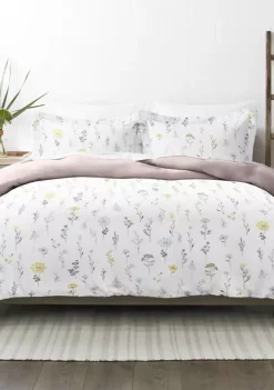 Luxury Inn Premium Ultra Soft Wild Flower Pattern 3 Piece Reversible Duvet Cover Set -US Luxury Inn Sales 2023 Belk 1055