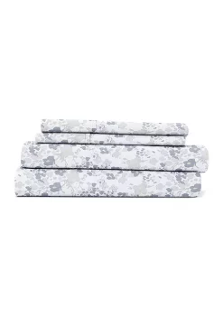 Luxury Inn Premium Ultra Soft Violets Pattern 4 Piece Bed Sheets Set -US Luxury Inn Sales 2023 Belk 1070