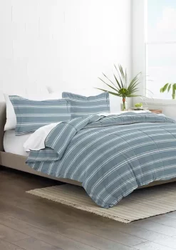 Luxury Inn Premium Ultra Soft Soft Stripe Reversible Down-Alternative Comforter -US Luxury Inn Sales 2023 Belk 1076