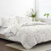 Luxury Inn Premium Ultra Soft Geo Dash 3-Piece Duvet Cover Set