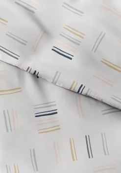 Luxury Inn Premium Ultra Soft Geo Dash 3-Piece Duvet Cover Set -US Luxury Inn Sales 2023 Belk 1083