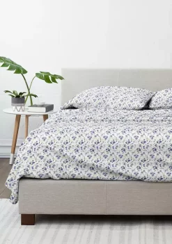Luxury Inn Premium Ultra Soft Blossoms Pattern Bed Sheets Set