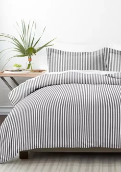 Luxury Inn Premium Ultra Soft Ribbon Pattern Duvet Cover Set