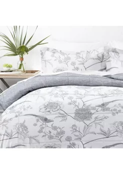 Luxury Inn Premium Down Alternative Molly Botanicals Reversible Comforter Set -US Luxury Inn Sales 2023 Belk 1103