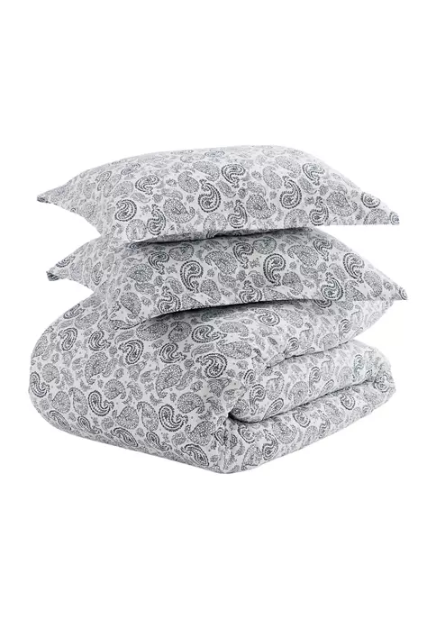 Luxury Inn Premium Ultra Soft Coarse Paisley Print Duvet Cover Set 4 Luxury Inn Premium Ultra Soft Coarse Paisley Print Duvet Cover Set - Image 2