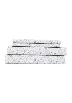 Luxury Inn Premium Ultra Soft Wildflower Pattern 4 Piece Bed Sheets Set -US Luxury Inn Sales 2023 Belk 1130