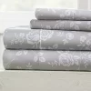 Luxury Inn Premium Ultra Soft Rose Gray Pattern 4 Piece Bed Sheet Set -US Luxury Inn Sales 2023 Belk 1152