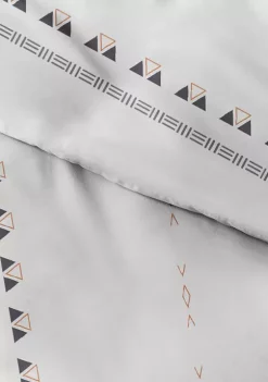 Luxury Inn Premium Ultra Soft Natural Geo Lines 3-Piece Duvet Cover Set -US Luxury Inn Sales 2023 Belk 1185