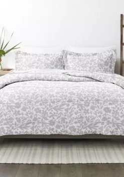 Luxury Inn Premium Down Alternative Abstract Garden Patterned Comforter Set