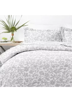 Luxury Inn Premium Down Alternative Abstract Garden Patterned Comforter Set -US Luxury Inn Sales 2023 Belk 1212