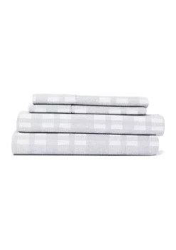 Luxury Inn Premium Woven 4 Piece Flannel Bed Sheet Set -US Luxury Inn Sales 2023 Belk 1221