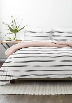 Luxury Inn Premium Ultra Soft Desert Stripe 3-Piece Reversible Duvet Cover Set -US Luxury Inn Sales 2023 Belk 1226
