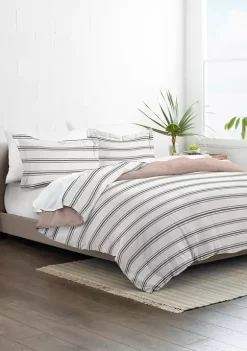 Luxury Inn Premium Ultra Soft Desert Stripe 3-Piece Reversible Duvet Cover Set -US Luxury Inn Sales 2023 Belk 1228