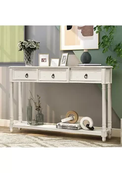 Yeah Depot TREXM Console Table Sofa Table with Drawers for Entryway with Projecting Drawers -US Luxury Inn Sales 2023 Belk 123