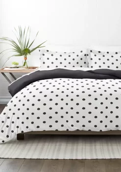 Luxury Inn Premium Ultra Soft Painted Polka Dot 3-Piece Reversible Duvet Cover Set 7 Luxury Inn Premium Ultra Soft Painted Polka Dot 3-Piece Reversible Duvet Cover Set -US Luxury Inn Sales 2023 Belk 1254