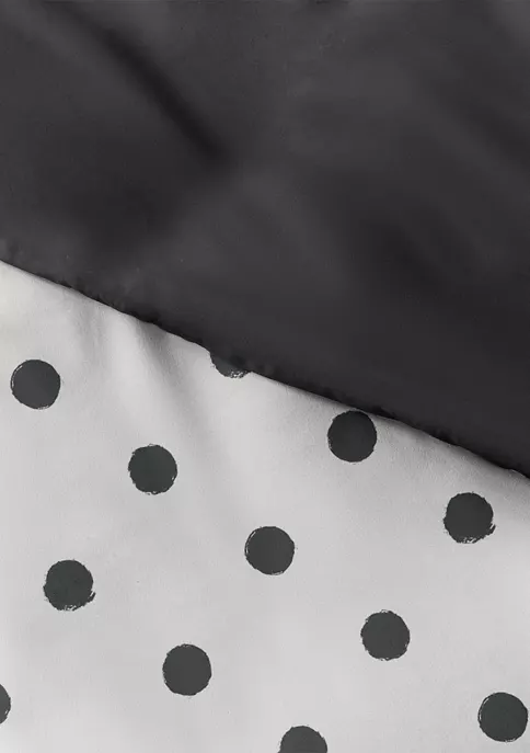 Luxury Inn Premium Ultra Soft Painted Polka Dot 3-Piece Reversible Duvet Cover Set 5 Luxury Inn Premium Ultra Soft Painted Polka Dot 3-Piece Reversible Duvet Cover Set - Image 3