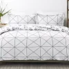 Luxury Inn Premium Ultra Soft Edgy Flowers Pattern 3 Piece Reversible Duvet Cover Set -US Luxury Inn Sales 2023 Belk 1269