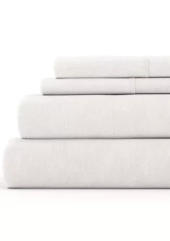 Luxury Inn Becky Cameron Linen & Rayon from Bamboo Blend 4 Piece Sheet Set