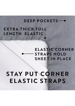 Luxury Inn Becky Cameron Linen & Rayon from Bamboo Blend 4 Piece Sheet Set -US Luxury Inn Sales 2023 Belk 1286