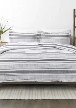 Luxury Inn Premium Ultra Soft Vintage Stripe Pattern 3 Piece Duvet Cover Set -US Luxury Inn Sales 2023 Belk 1295