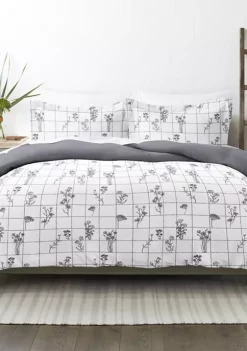 Luxury Inn Premium Ultra Soft Flower Field Pattern 3 Piece Reversible Duvet Cover Set -US Luxury Inn Sales 2023 Belk 1303