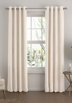 Luxury Inn 2 Panel 100% Total Blackout Grommet Curtains