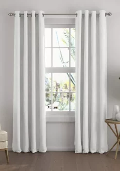 Luxury Inn 2 Panel 100% Total Blackout Grommet Curtains -US Luxury Inn Sales 2023 Belk 1317