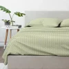 Luxury Inn Premium Ultra Soft Puffed Chevron Pattern 4 Piece Bed Sheet Set -US Luxury Inn Sales 2023 Belk 1332