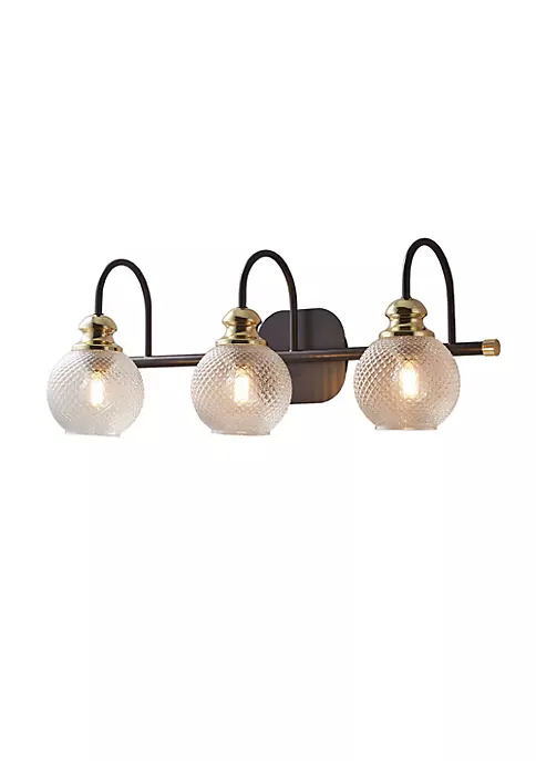 Yeah Depot 3 Light Modern Bathroom Vanity Light Fixture, Black Vanity Lights Fixture,Wall Sconces with Clear Glass Shades for Indoor Hallway Living Room Bathroom Over Mirror 5 Yeah Depot 3 Light Modern Bathroom Vanity Light Fixture, Black Vanity Lights Fixture,Wall Sconces with Clear Glass Shades for Indoor Hallway Living Room Bathroom Over Mirror - Image 3