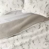 Luxury Inn All Season 3 Piece Watercolor Leaves/Stripe Reversible Quilt Set with Shams -US Luxury Inn Sales 2023 Belk 1387
