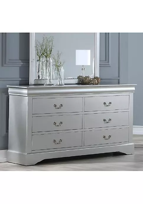 Yeah Depot Louis Philippe III Dresser in Platinum YJ 4 Yeah Depot Louis Philippe III Dresser in Platinum YJ - Image 2
