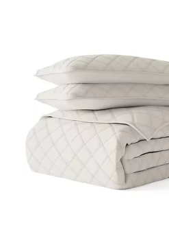Luxury Inn All Season 3 Piece Diamond Stitch Quilt Set with Shams -US Luxury Inn Sales 2023 Belk 1434