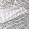 Luxury Inn All Season 3 Piece Diamond Chevron Reversible Quilt Set with Shams