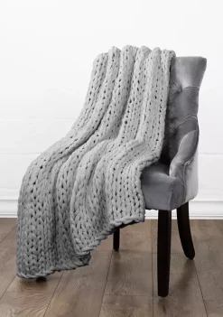 Luxury Inn Chunky Knit Throw Blanket 8 Luxury Inn Chunky Knit Throw Blanket -US Luxury Inn Sales 2023 Belk 1478