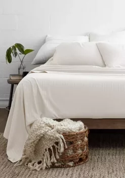 Luxury Inn Premium Striped Embossed 4 Piece Bed Sheet Set -US Luxury Inn Sales 2023 Belk 1484