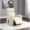 Yeah Depot Ricardo Recliner w/Power Lift, Beige PU -US Luxury Inn Sales 2023 Belk 164