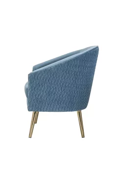 Yeah Depot Benny Accent Chair, Velvet & Gold