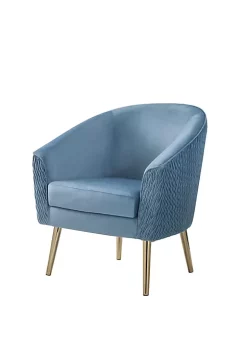 Yeah Depot Benny Accent Chair, Velvet & Gold 8 Yeah Depot Benny Accent Chair, Velvet & Gold -US Luxury Inn Sales 2023 Belk 174