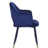 Yeah Depot Applewood Accent Chair, Ocean Blue Velvet & Gold 2 Yeah Depot Applewood Accent Chair, Ocean Blue Velvet & Gold -US Luxury Inn Sales 2023 Belk 176