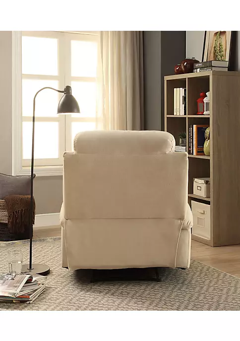 Yeah Depot Rosia Recliner (Motion) in Beige Velvet 5 Yeah Depot Rosia Recliner (Motion) in Beige Velvet - Image 3