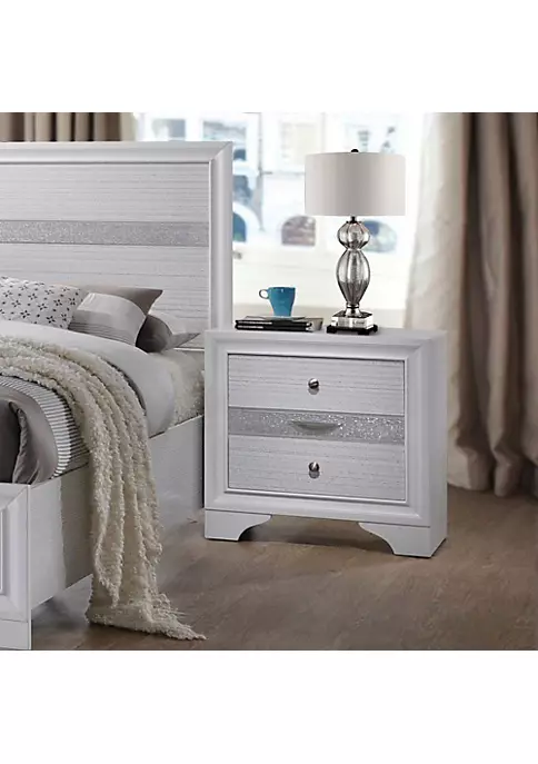 Yeah Depot Naima Nightstand in White 6 Yeah Depot Naima Nightstand in White - Image 4