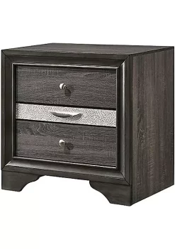 Yeah Depot Naima Nightstand, Gray -US Luxury Inn Sales 2023 Belk 209