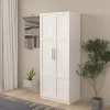Yeah Depot High wardrobe and kitchen cabinet with 2 doors and 3 partitions to separate -US Luxury Inn Sales 2023 Belk 21
