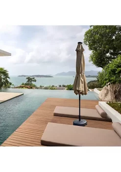 Yeah Depot Outdoor Patio Umbrella 10 Ft x 6.5 Ft Rectangular with Crank Weather Resistant UV -US Luxury Inn Sales 2023 Belk 229