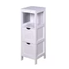 Yeah Depot White Floor Cabinet Multifunctional Bathroom Storage Organizer Rack Stand, 2 Drawers 1 Yeah Depot White Floor Cabinet Multifunctional Bathroom Storage Organizer Rack Stand, 2 Drawers -US Luxury Inn Sales 2023 Belk 237