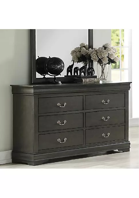 Yeah Depot Louis Philippe Dresser in Dark Gray YJ 3 Yeah Depot Louis Philippe Dresser in Dark Gray YJ