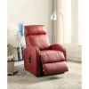 Yeah Depot Ricardo Recliner w/Power Lift in Red PU -US Luxury Inn Sales 2023 Belk 292